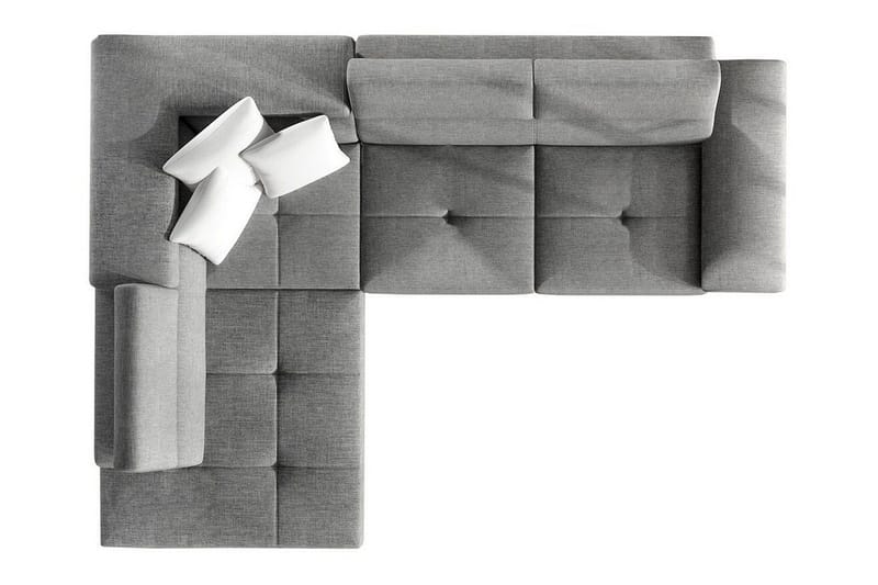 Reginia 3-sits Hörnbäddsoffa NO_BRAND White - Möbler - Soffa - Bäddsoffa