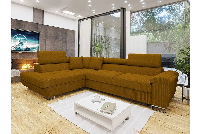 Reginia 3-sits Hörnbäddsoffa - Möbler - Soffa - Bäddsoffa