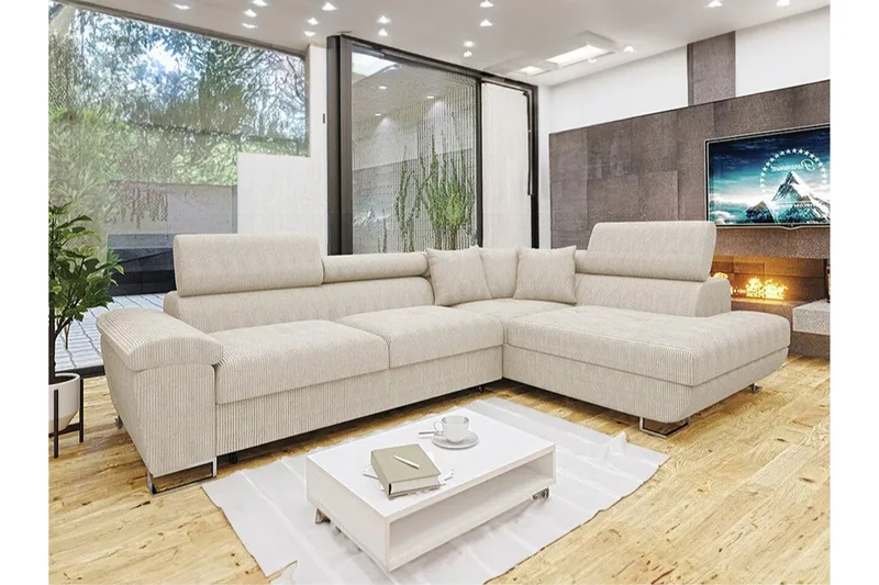 Reginia 3-sits Hörnbäddsoffa - Möbler - Soffa - Bäddsoffa