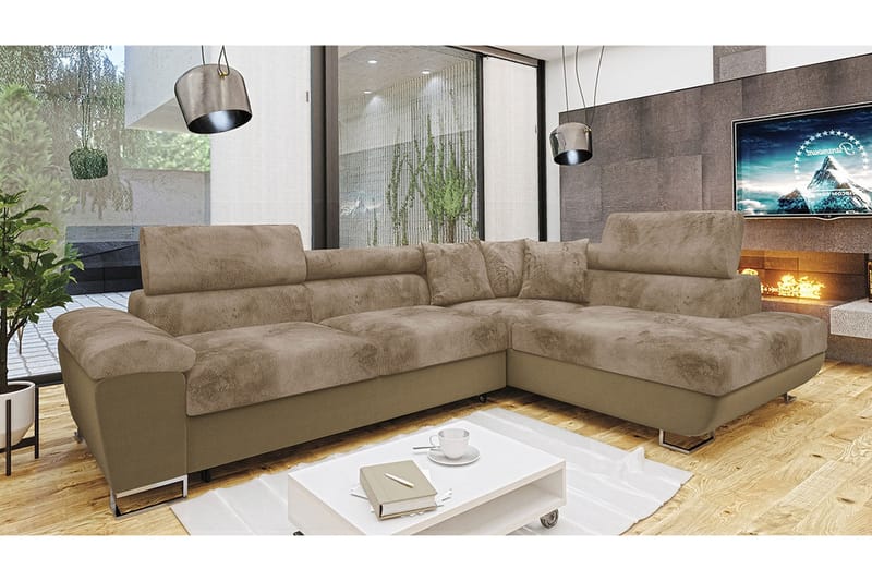 Reginia 3-sits Hörnbäddsoffa - Möbler - Soffa - Bäddsoffa