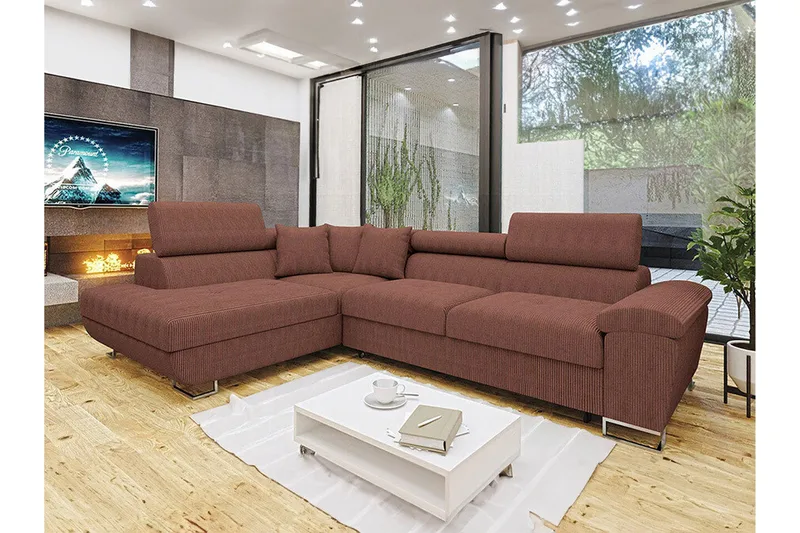 Reginia 3-sits Hörnbäddsoffa - Möbler - Soffa - Bäddsoffa