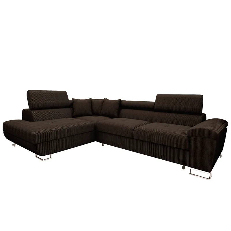 Reginia 4-sits Bäddsoffa med Schäslong och förvaring, undefined