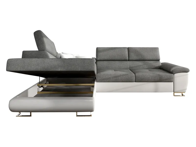 Reginia 4-sits Bäddsoffa med Schäslong och förvaring - Möbler - Soffa - Bäddsoffa