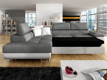 Reginia 4-sits Bäddsoffa med Schäslong och förvaring - Möbler - Soffa - Bäddsoffa