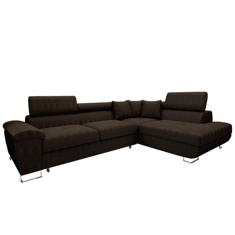 Reginia 4-sits Bäddsoffa med Schäslong och förvaring, undefined