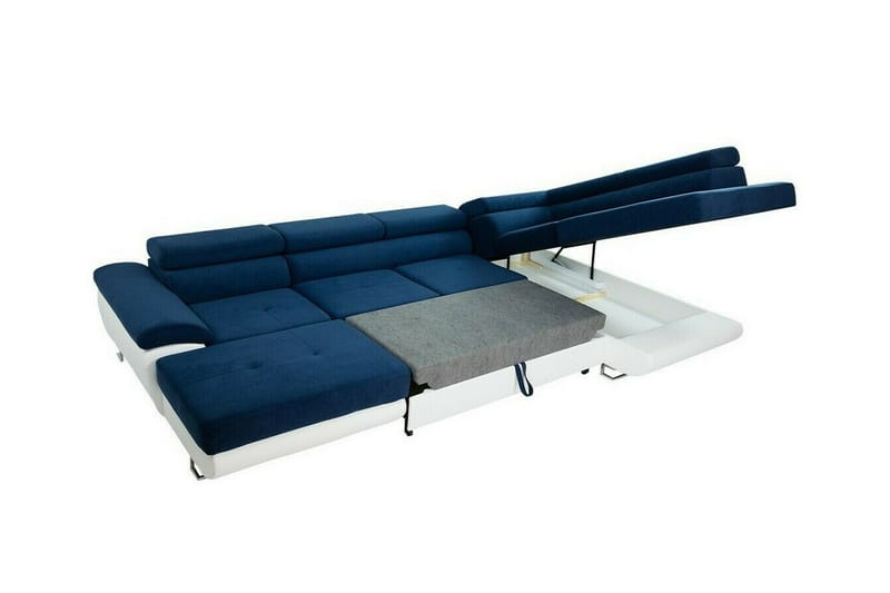 Reginia 4-sits Hörnbäddsoffa 375 cm NO_BRAND Dark blue - Möbler - Soffa - Bäddsoffa
