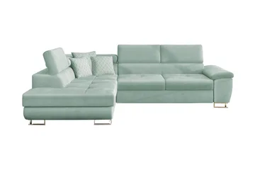Reginia 5-sits Bäddsoffa Vänster - Grön - Möbler - Soffa - Bäddsoffa