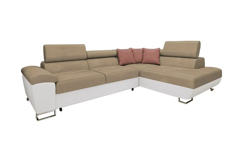 Reginia Bäddsoffa m. Schäslong L-formad - Möbler - Soffa - Bäddsoffa