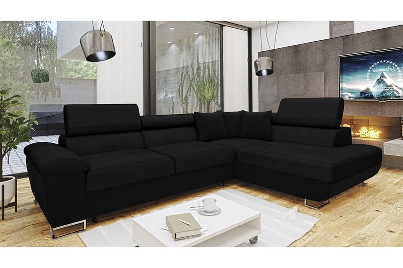 Reginia Bäddsoffa m. Schäslong L-formad - Möbler - Soffa - Bäddsoffa