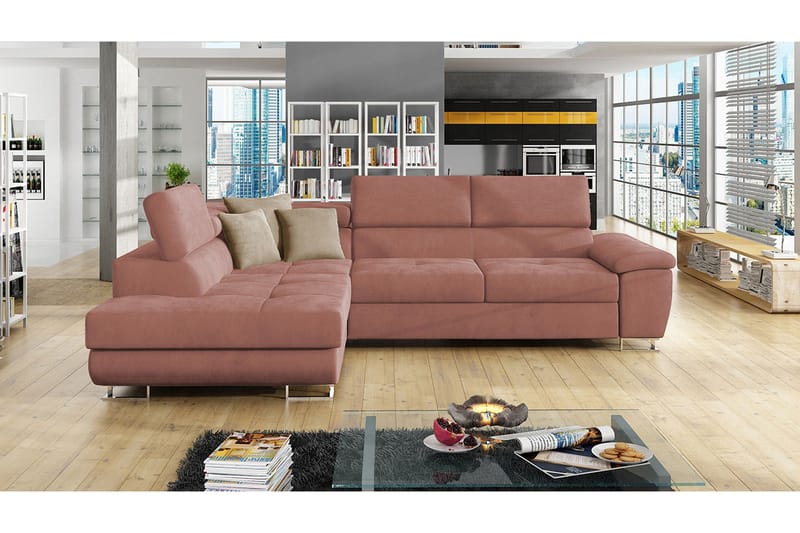Reginia Bäddsoffa m. Schäslong L-formad - Möbler - Soffa - Bäddsoffa