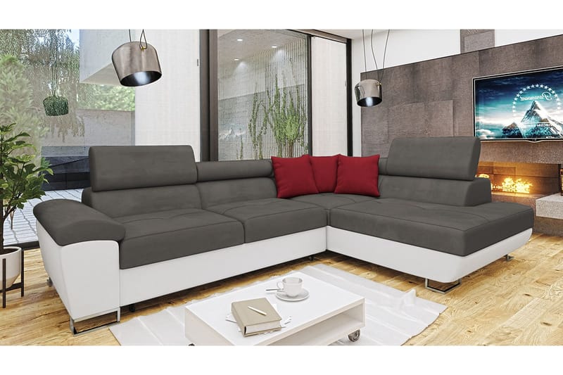 Reginia Bäddsoffa m. Schäslong L-formad - Möbler - Soffa - Bäddsoffa