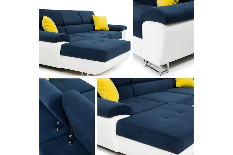 Reginia Mini Bäddsoffa m. Divan L-formad - Möbler - Soffa - Bäddsoffa
