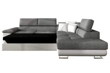 Reginia U-bäddsoffa - Vit/Grå - Möbler - Soffa - Bäddsoffa