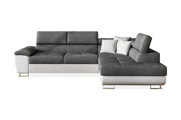 Reginia U-bäddsoffa - Vit/Grå - Möbler - Soffa - Bäddsoffa