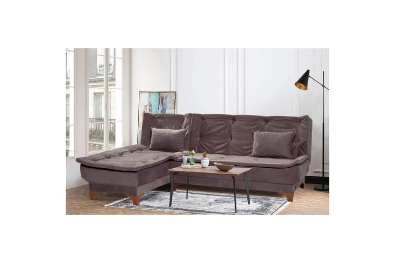 Riversdale Bäddsoffa m. Divan 4-sits - Antracit - Möbler - Soffa - Bäddsoffa