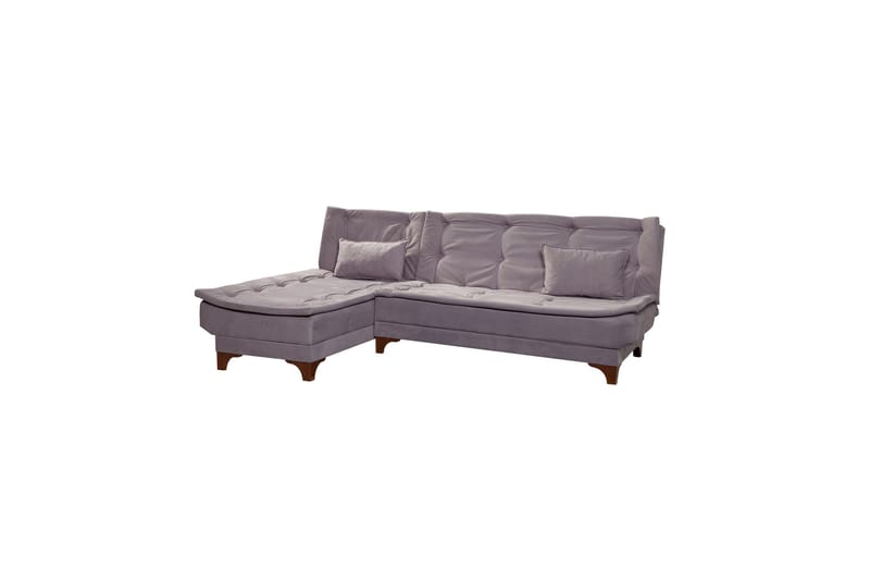 Riversdale Bäddsoffa m. Divan 4-sits, Ljusgrå