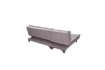 Riversdale Bäddsoffa m. Divan 4-sits - Ljusgrå - Möbler - Soffa - Bäddsoffa