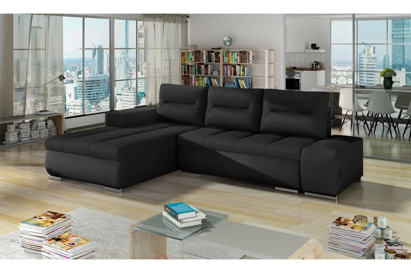 Rodeche Bäddsoffa - Svart/Svart - Möbler - Soffa - Bäddsoffa