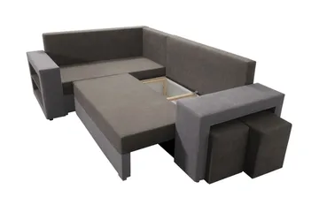 Roma M Hörnbäddsoffa - Brun - Möbler - Soffa - Bäddsoffa