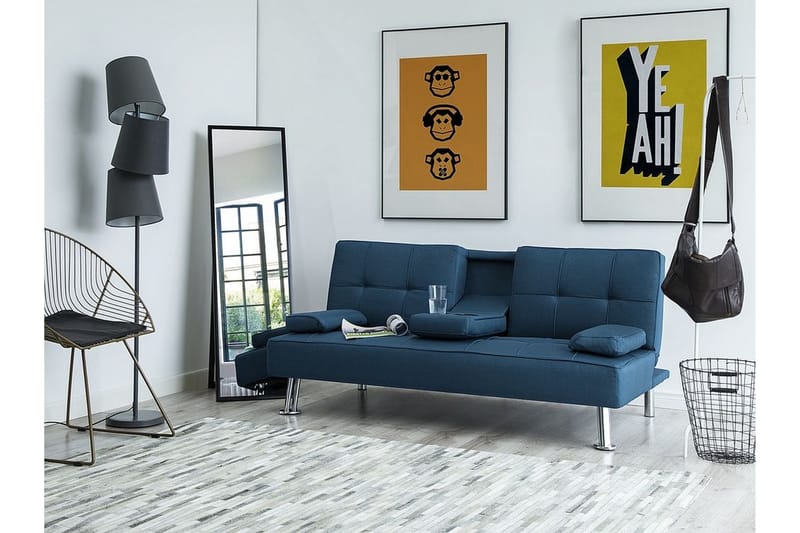 Roxen Bäddsoffa 168 cm - Blå - Möbler - Soffa - Bäddsoffa