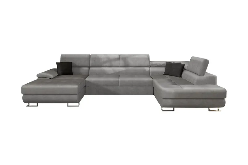 Rycka Hörnsoffa Höger - Grå - Möbler - Soffa - Bäddsoffa