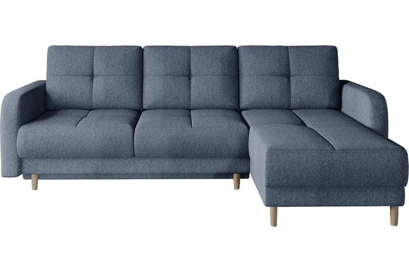 Saimon Bäddsoffa m. Divan med Förvaring 3-sits - Mörkblå - Möbler - Soffa - Bäddsoffa