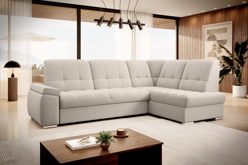 Sajana Bäddsoffa m. Schäslong 3-sits - Beige - Möbler - Soffa - Bäddsoffa