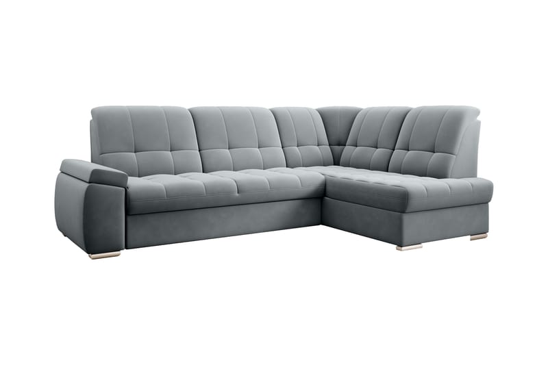 Sajana Bäddsoffa m. Schäslong 3-sits - Grå - Möbler - Soffa - Bäddsoffa