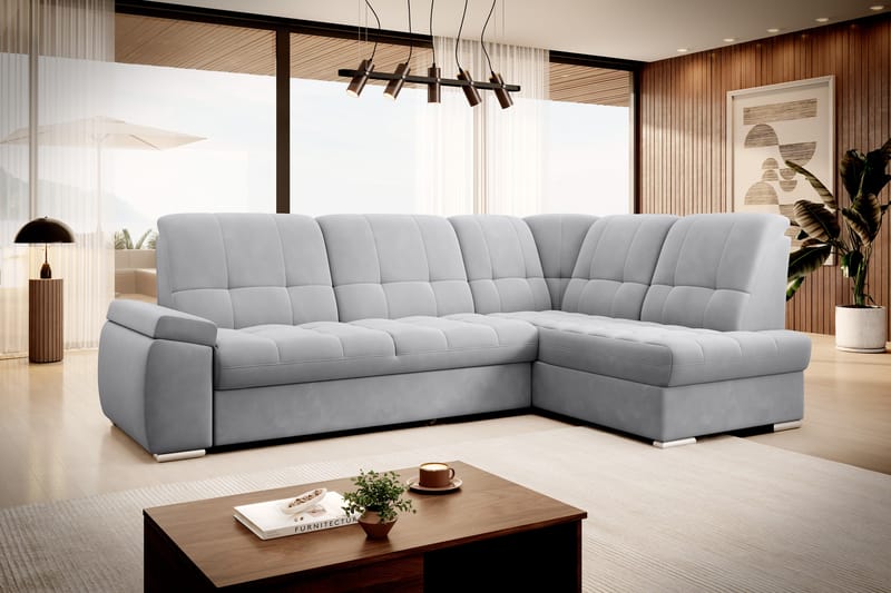 Sajana Bäddsoffa m. Schäslong 3-sits - Grå - Möbler - Soffa - Bäddsoffa
