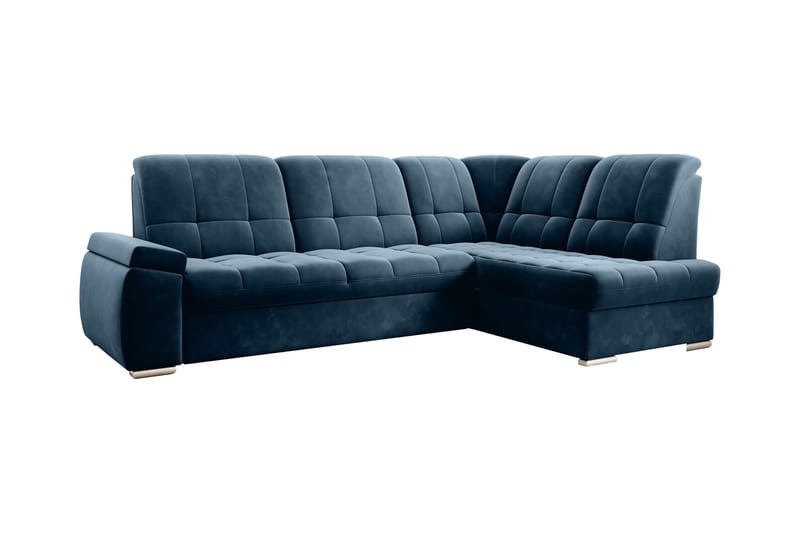 Sajana Bäddsoffa m. Schäslong 3-sits - Mörkblå - Möbler - Soffa - Bäddsoffa