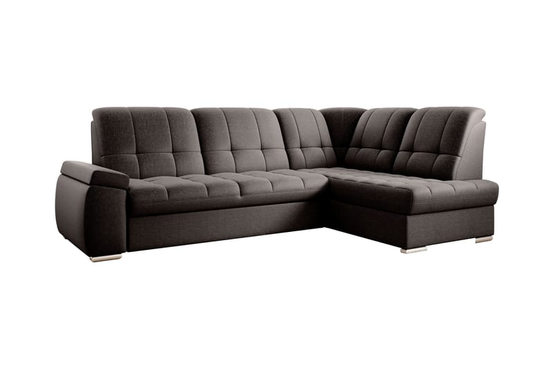 Sajana Bäddsoffa m. Schäslong 3-sits - Mörkbrun - Möbler - Soffa - Bäddsoffa