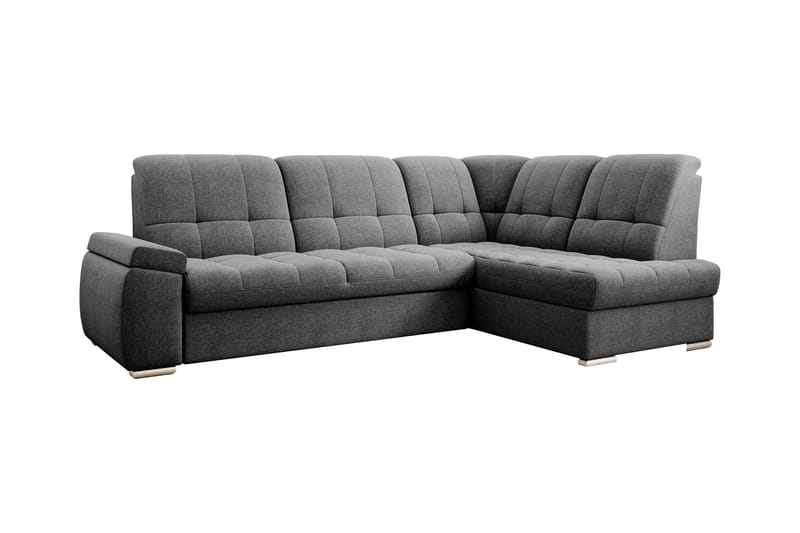 Sajana Bäddsoffa m. Schäslong 3-sits - Mörkgrå - Möbler - Soffa - Bäddsoffa