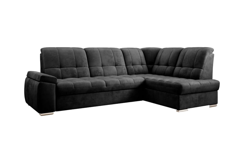 Sajana Bäddsoffa m. Schäslong 3-sits - Mörkgrå - Möbler - Soffa - Bäddsoffa