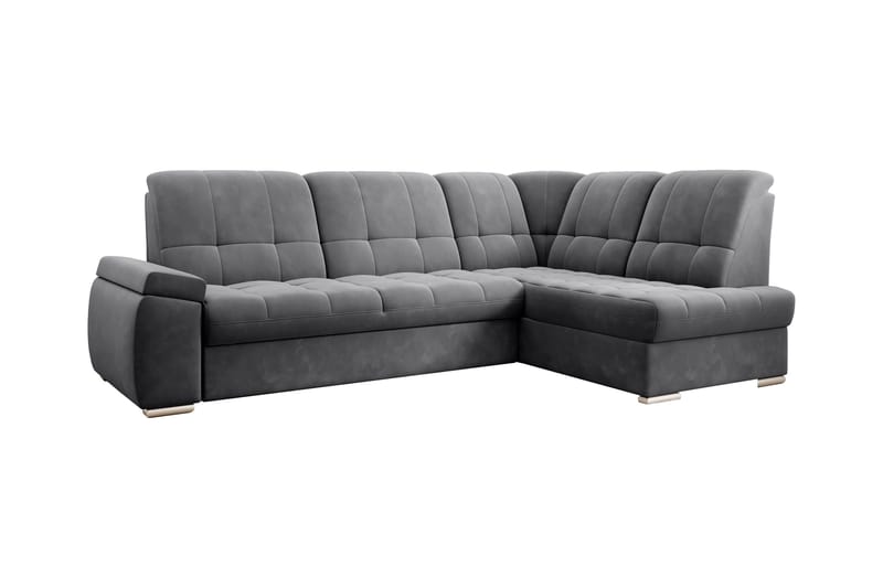 Sajana Bäddsoffa m. Schäslong 3-sits - Mörkgrå - Möbler - Soffa - Bäddsoffa