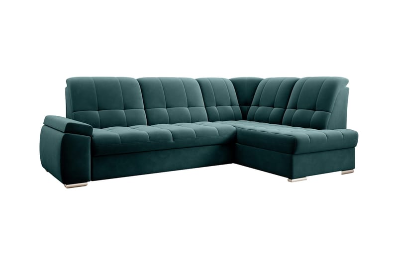 Sajana Bäddsoffa m. Schäslong 3-sits - Mörkgrön - Möbler - Soffa - Bäddsoffa