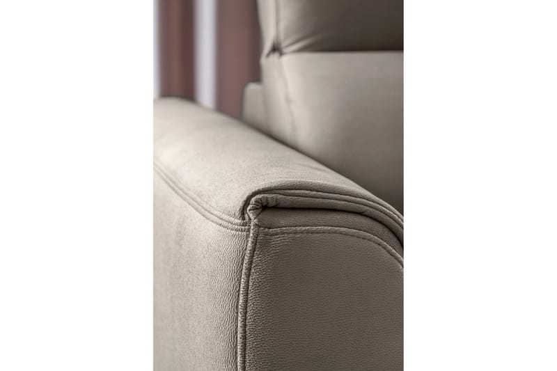 Sajda Bäddsoffa m. Schäslong 3-sits - Beige - Bäddsoffa