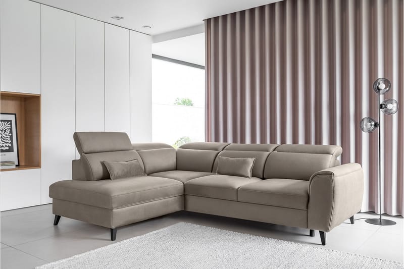Sajda Bäddsoffa m. Schäslong 3-sits - Beige - Möbler - Soffa - Bäddsoffa