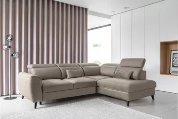 Sajda Bäddsoffa m. Schäslong 3-sits - Beige - Möbler - Soffa - Bäddsoffa