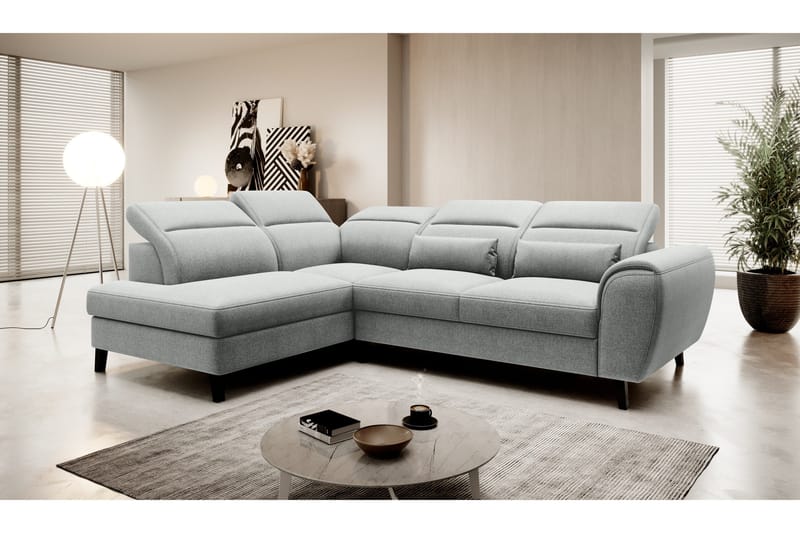 Sajda Bäddsoffa m. Schäslong 3-sits - Grå - Möbler - Soffa - Bäddsoffa