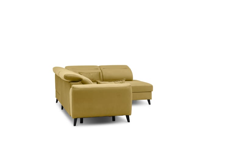 Sajda Bäddsoffa m. Schäslong 3-sits - Gul - Möbler - Soffa - Bäddsoffa