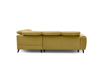 Sajda Bäddsoffa m. Schäslong 3-sits - Gul - Möbler - Soffa - Bäddsoffa