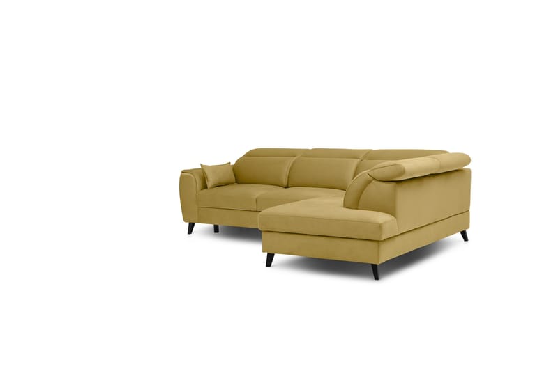 Sajda Bäddsoffa m. Schäslong 3-sits - Gul - Möbler - Soffa - Bäddsoffa