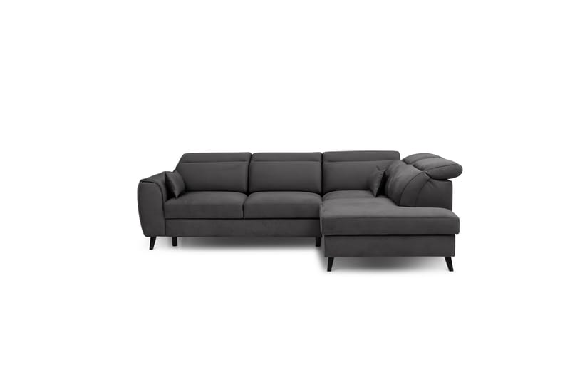 Sajda Bäddsoffa m. Schäslong 3-sits - Mörkgrå - Möbler - Soffa - Bäddsoffa