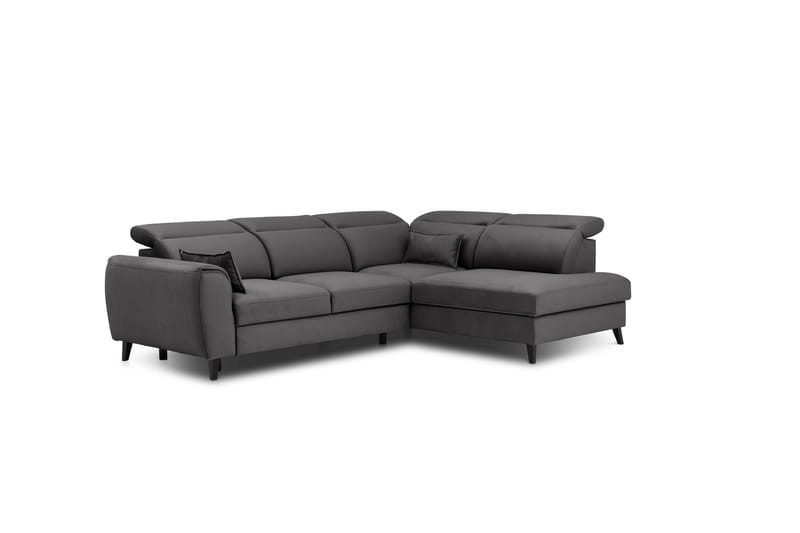 Sajda Bäddsoffa m. Schäslong 3-sits - Mörkgrå - Möbler - Soffa - Bäddsoffa