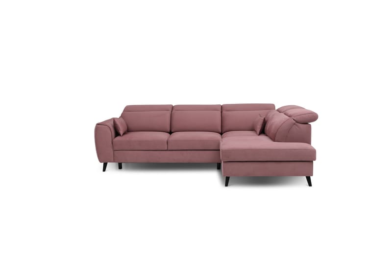 Sajda Bäddsoffa m. Schäslong 3-sits - Rosa - Möbler - Soffa - Bäddsoffa