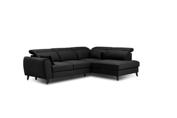 Sajda Bäddsoffa m. Schäslong 3-sits - Svart - Möbler - Soffa - Bäddsoffa
