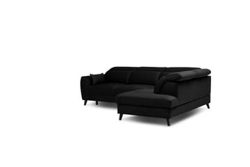 Sajda Bäddsoffa m. Schäslong 3-sits - Svart - Möbler - Soffa - Bäddsoffa