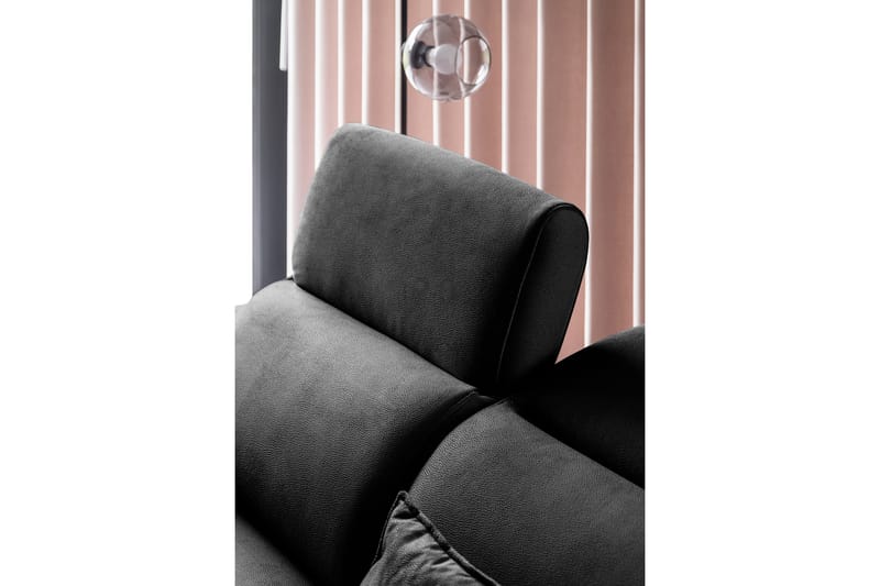 Sajda Bäddsoffa m. Schäslong 3-sits - Svart - Möbler - Soffa - Bäddsoffa