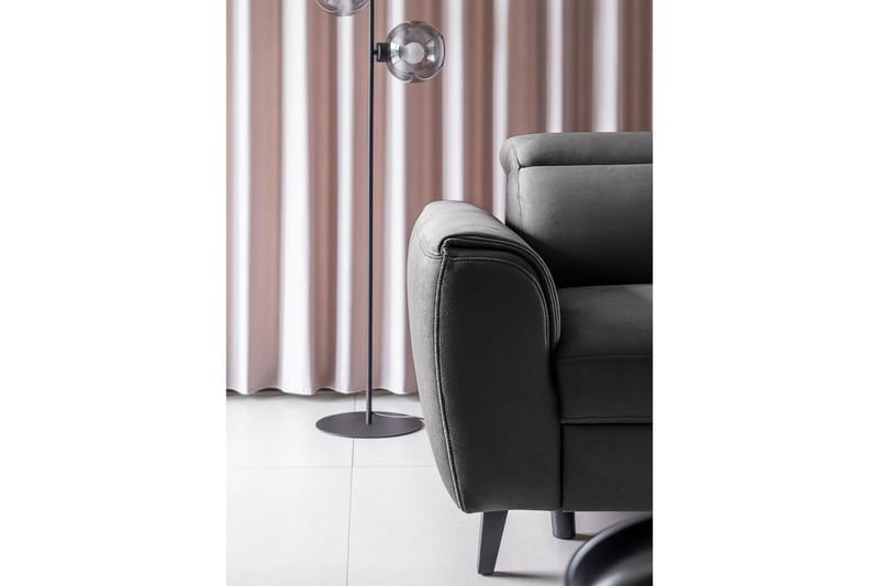 Sajda Bäddsoffa m. Schäslong 3-sits - Svart - Möbler - Soffa - Bäddsoffa