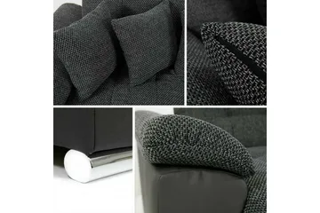 Sakri 5-sits Högervänd Hörnbäddsoffa 125x290 cm i Manchestertyg - Terrakotta - Möbler - Soffa - Bäddsoffa